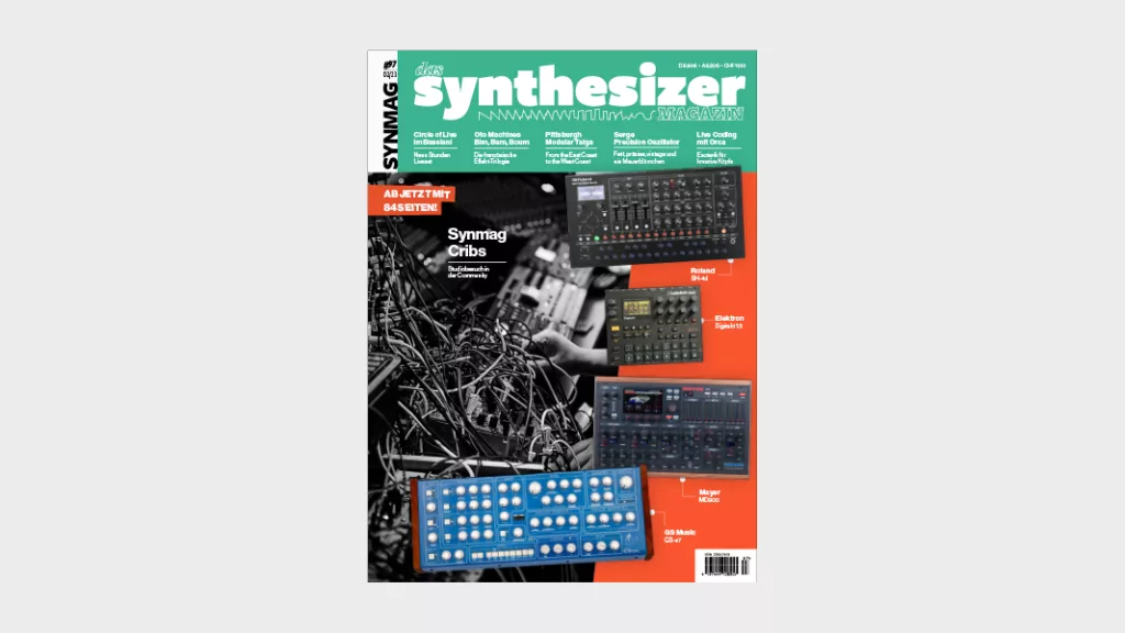 Das Cover des Synthesizer Magazins, Ausgae 97